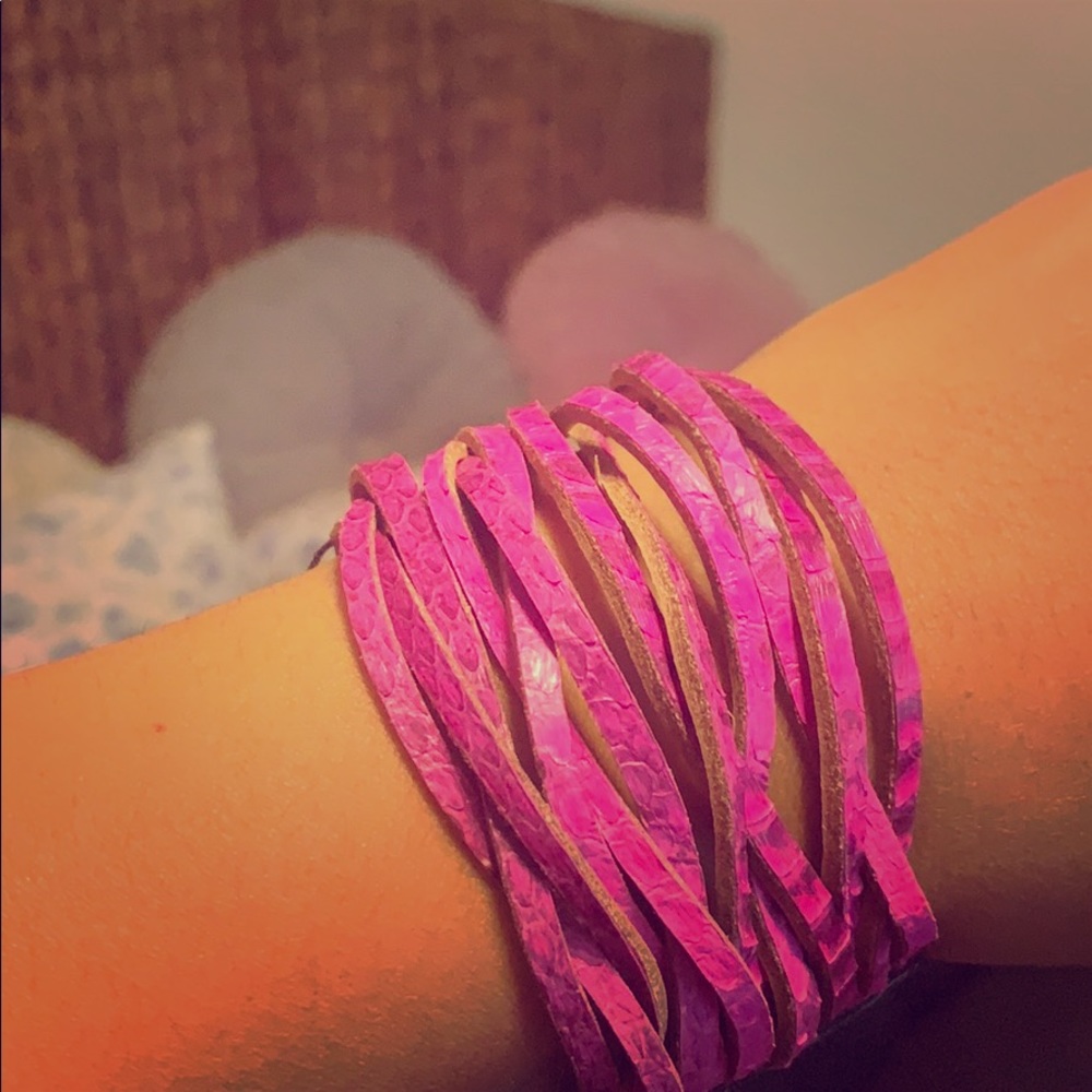 Bright Pink Bracelet